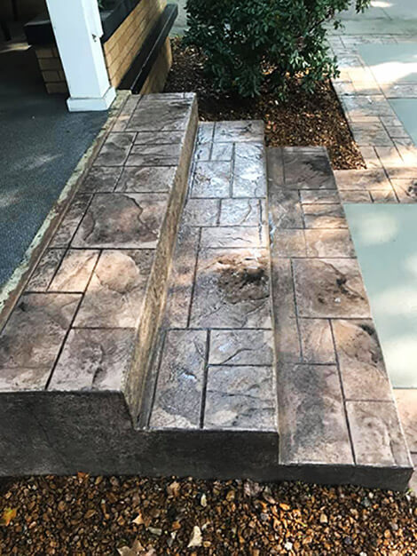 stamped concrete