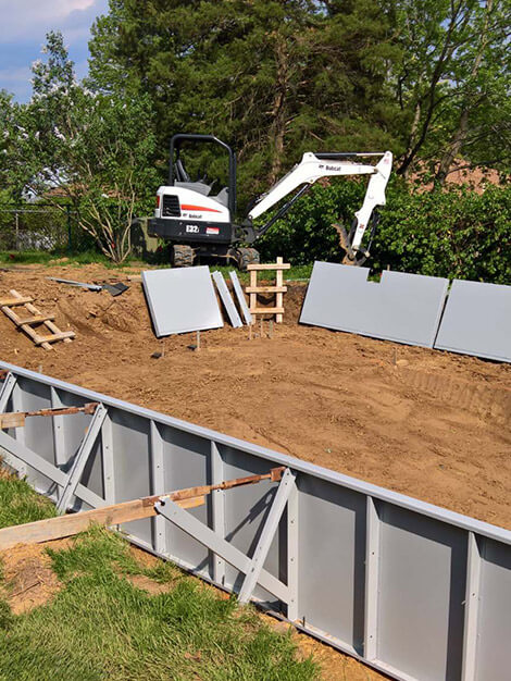 swimming pool construction