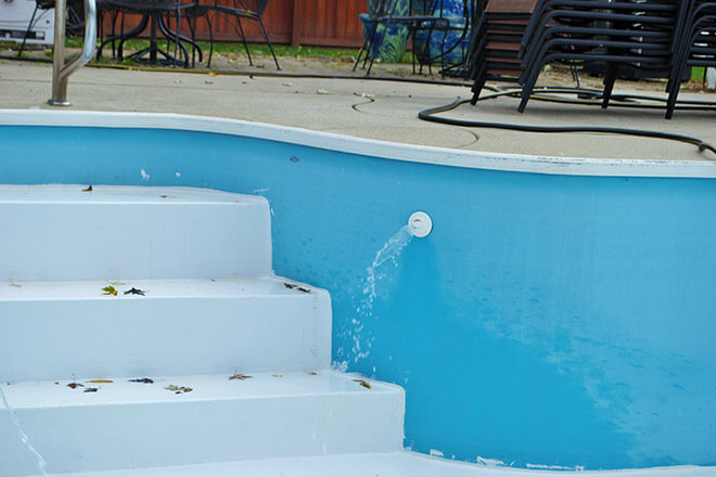 swimming pool closings